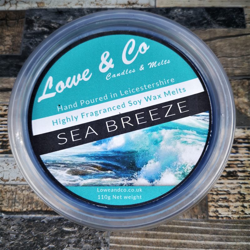 Sea Breeze Melt Pod - Huge 110g Scented Soy Wax Pods - Lowe & Co.