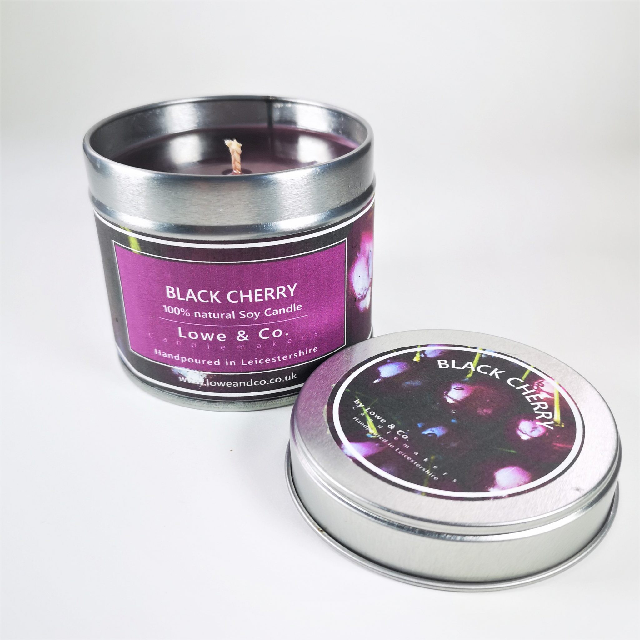 Black Cherry - Tin Candle | Lowe & Co.